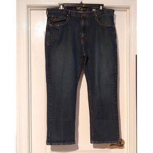 Ariat Rebar Mens Straight M5 42x30 Dark Wash Chore Barn Work Pant Cowboy Western